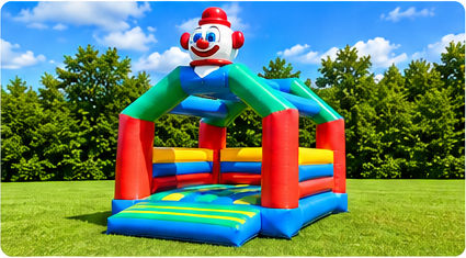 Clown springkussen te huur in Apeldoorn